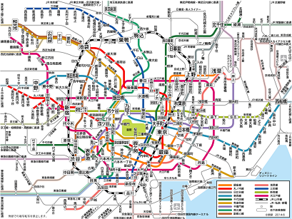 路線図データ(東京)