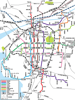 路線図データ(大阪)